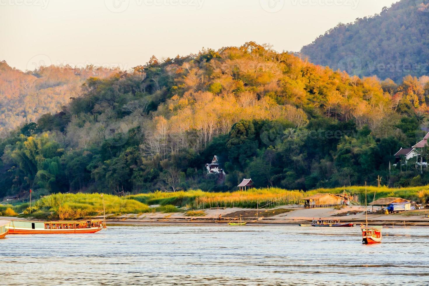 Rural landscape in Eastern Asia photo