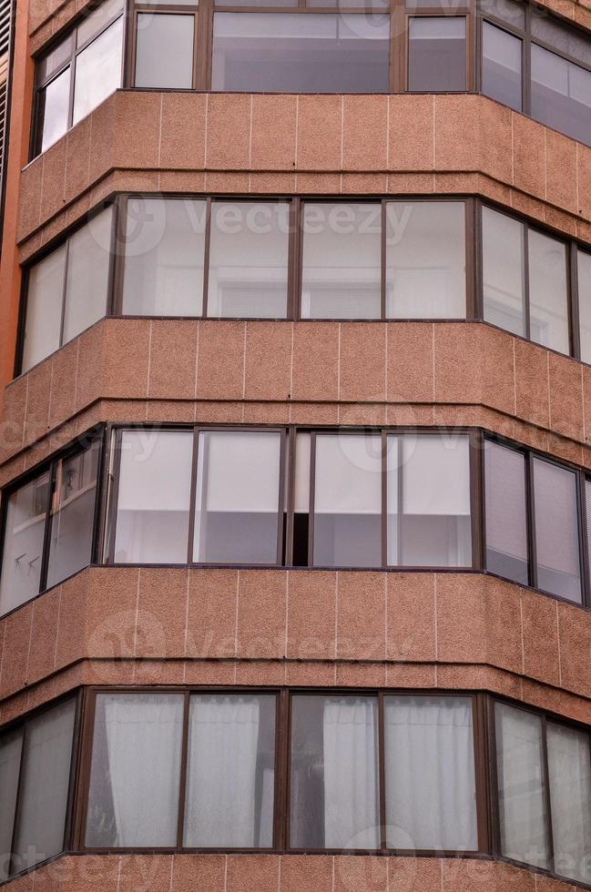 Building window close-up photo