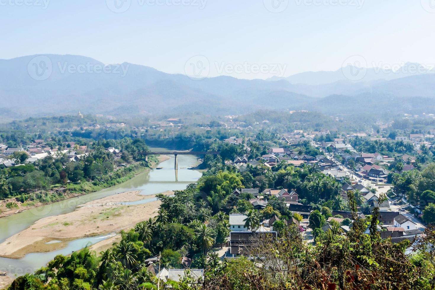 Rural landscape in Eastern Asia photo