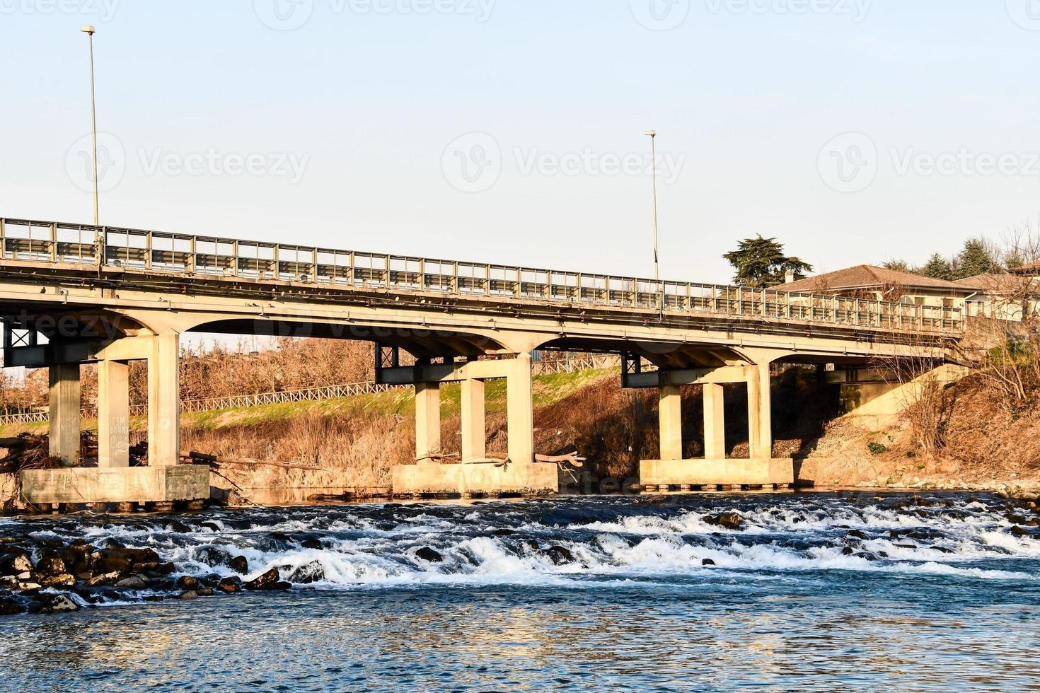 Bridge over water photo