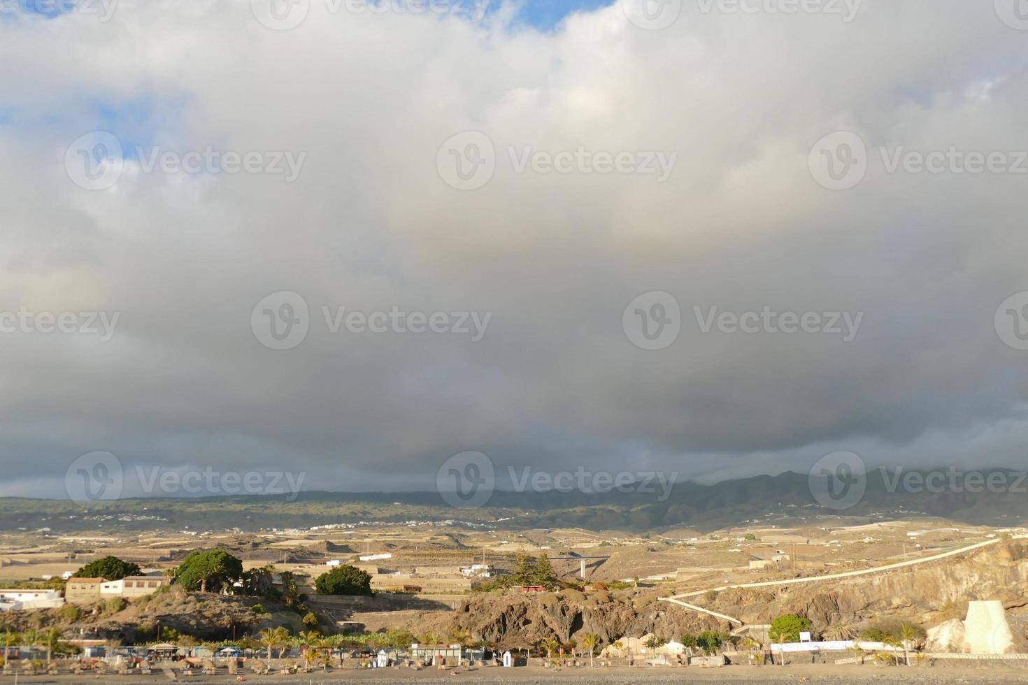 paisaje en las islas canarias foto