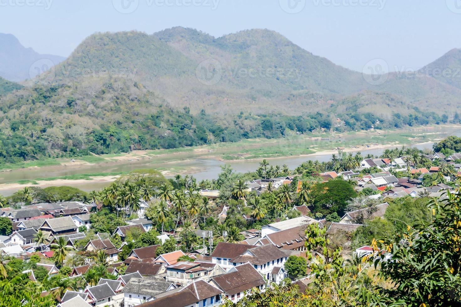 Rural landscape in Eastern Asia photo