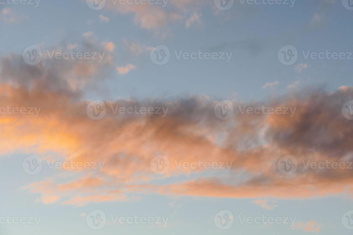 Colourful sky at sunset photo