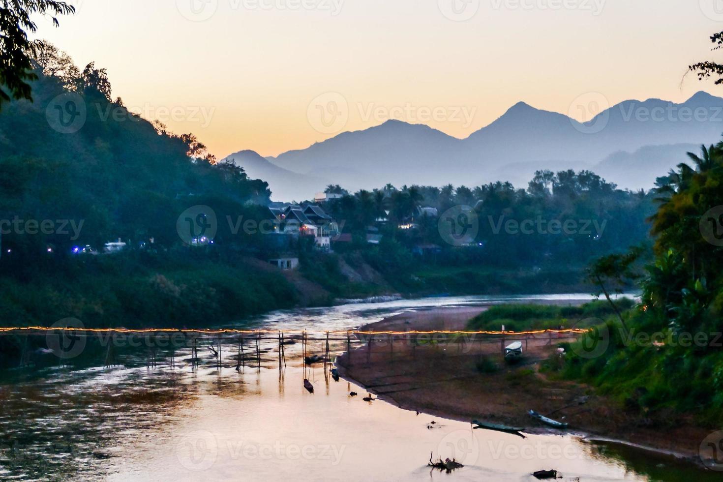 Rural landscape in Eastern Asia photo