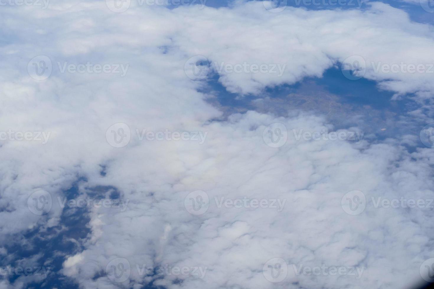 Clouds aerial view photo