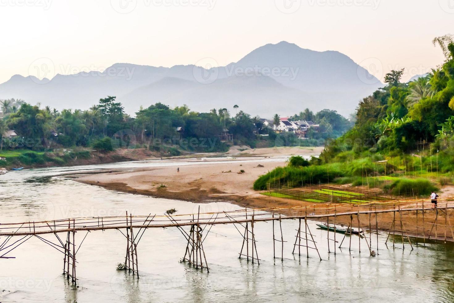 Rural landscape in East Asia photo