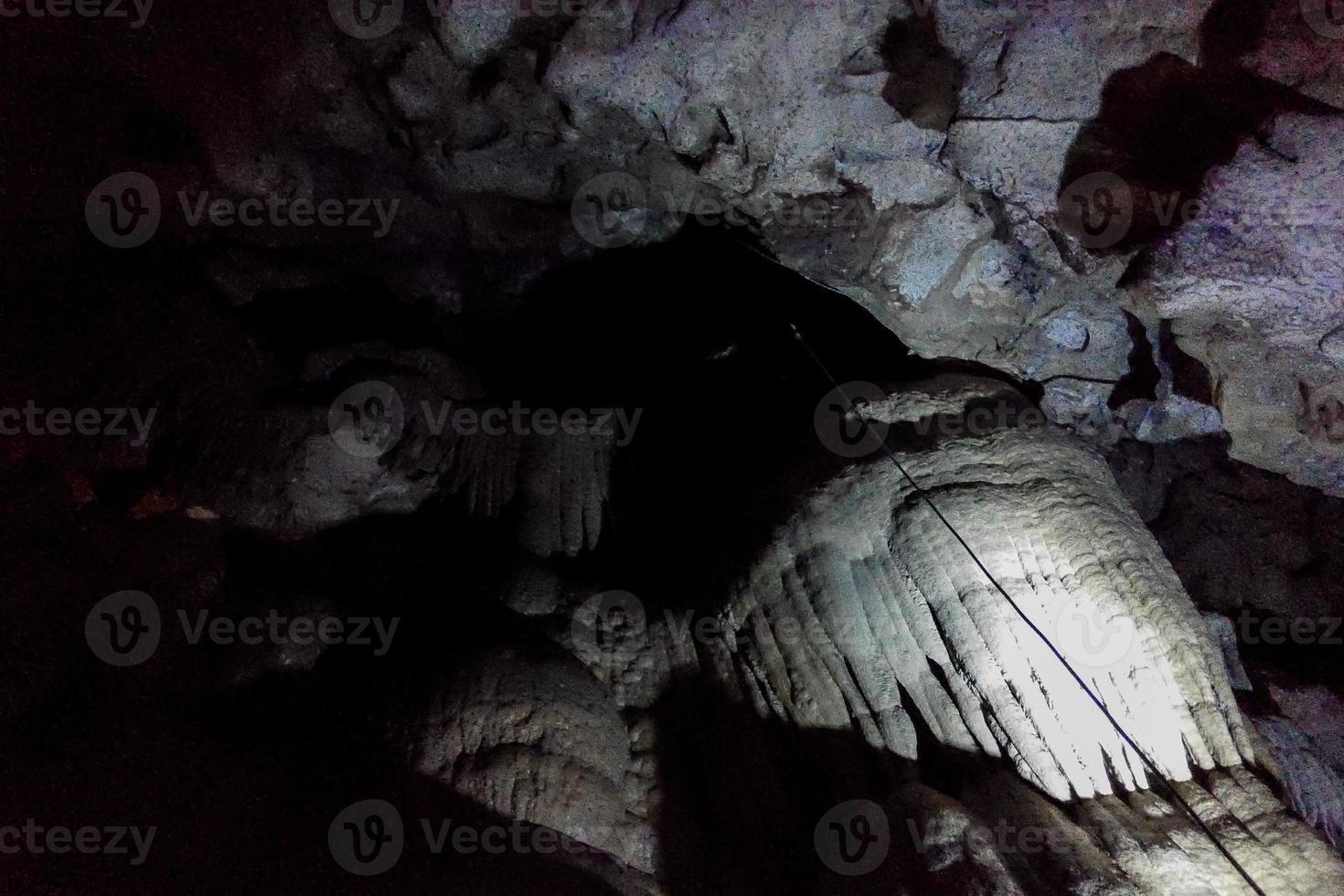 Cave interior view photo