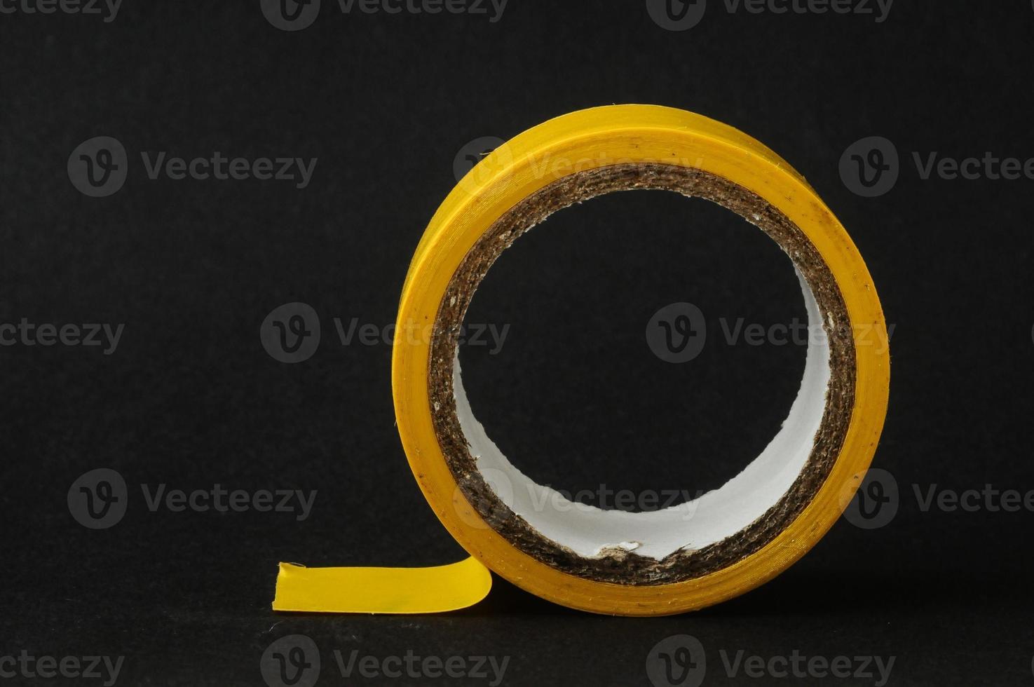 Adhesive tape rolls close-up photo