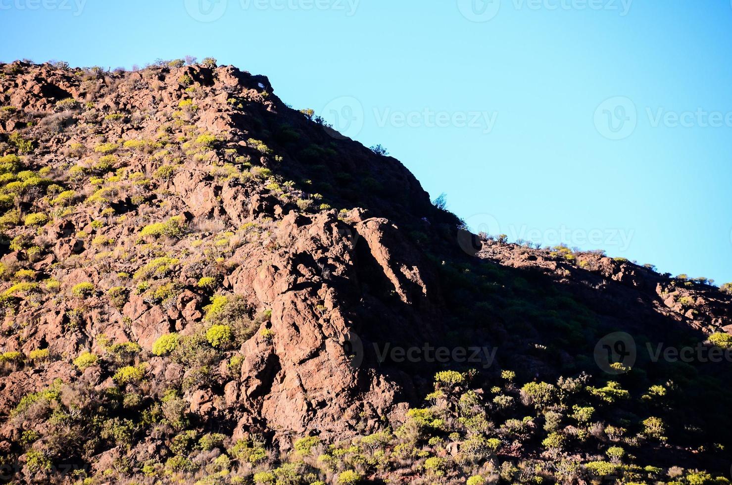 Rocky landscape on the Canary Islands photo