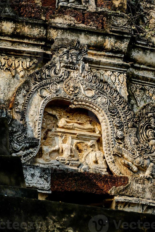 Ancient Buddhist temple in East Asia photo