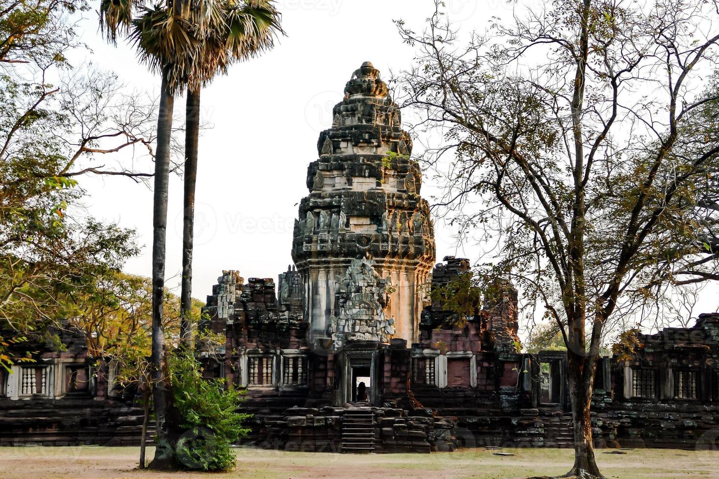 Ancient Buddhist temple in East Asia photo