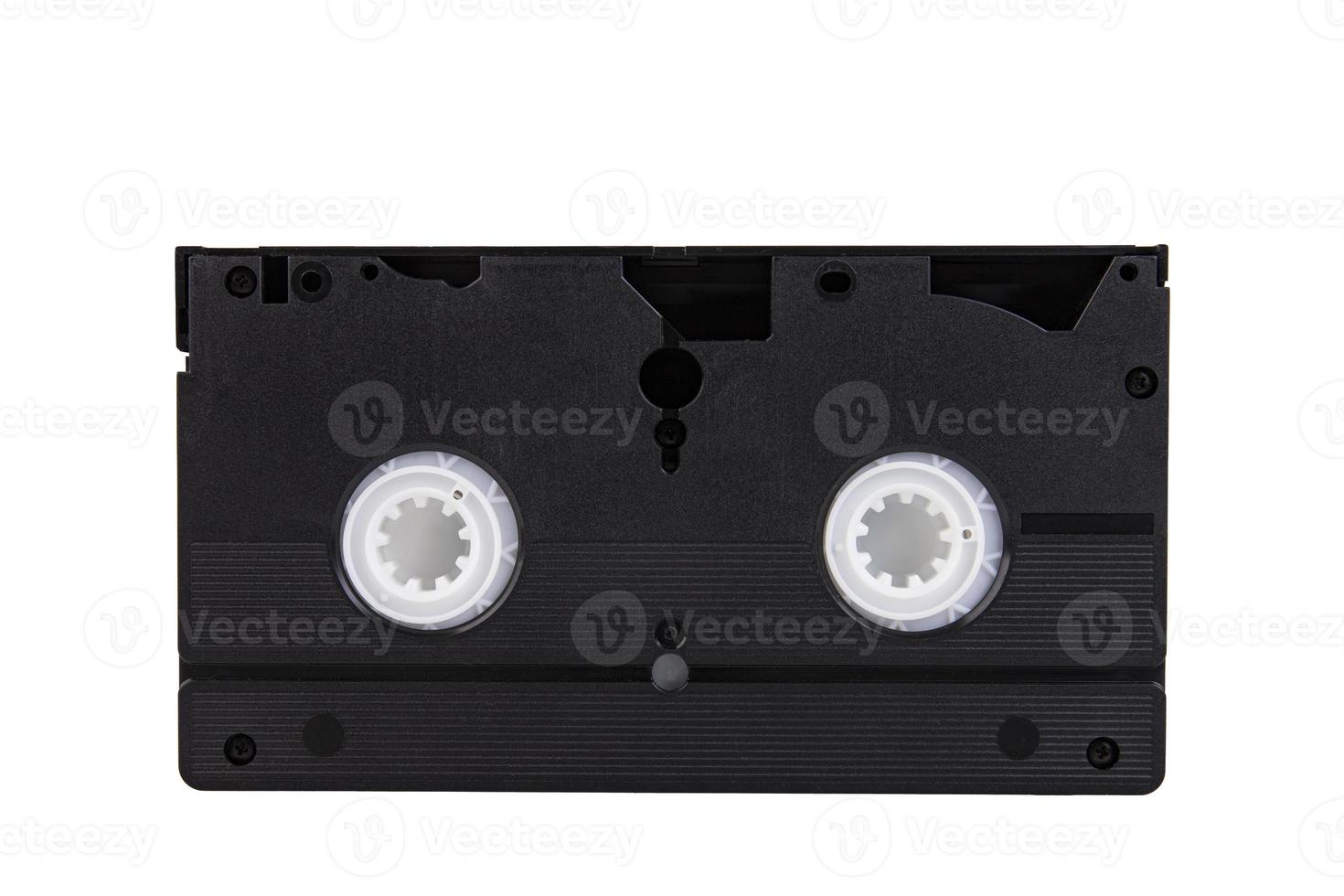 Videotape, VHS, Pal Secam, white isolated background photo