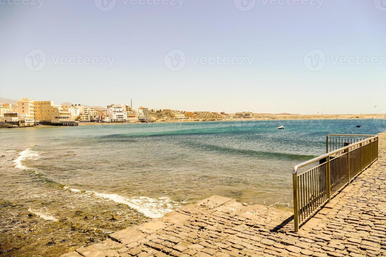 Beach daytime view photo