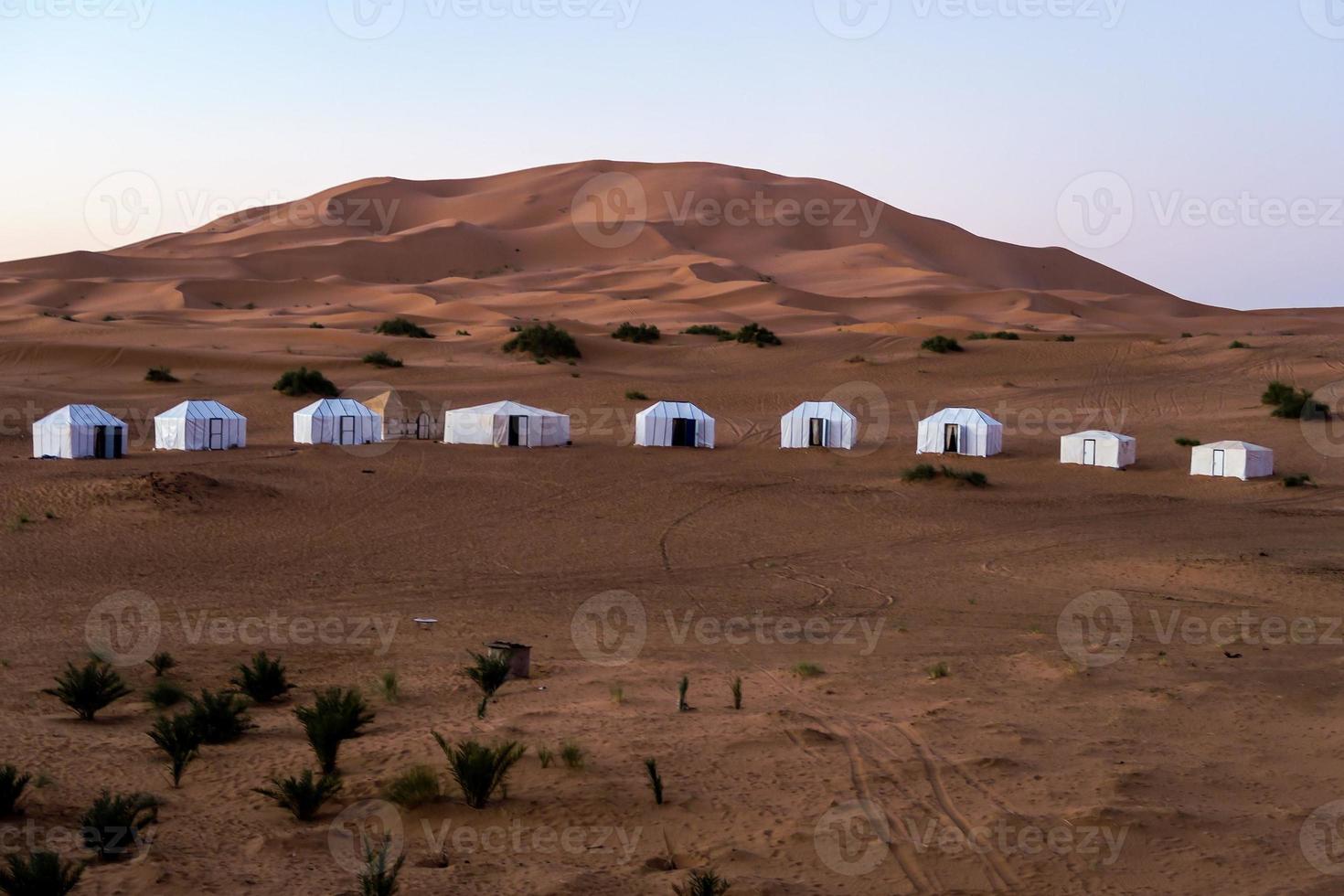 Desert landscape view photo
