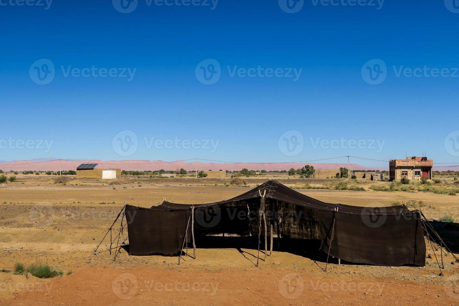 Desert landscape view photo