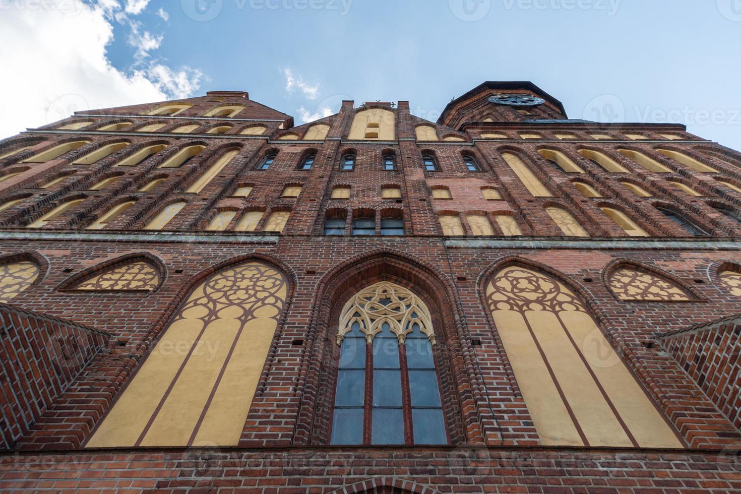 Konigsberg Cathedral. Brick Gothic-style monument in Kaliningrad ...