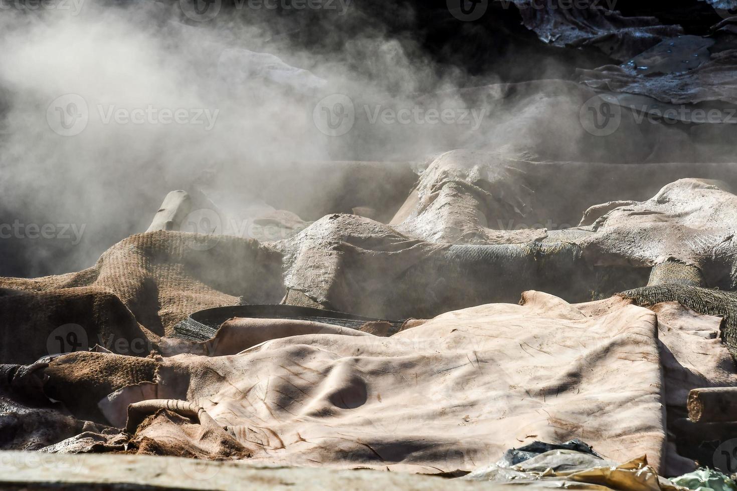 Kicked up dust photo