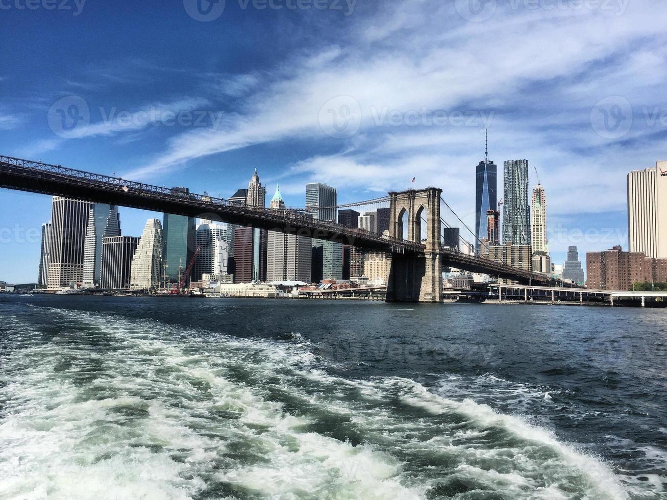 A view of New York from the Hudson River photo