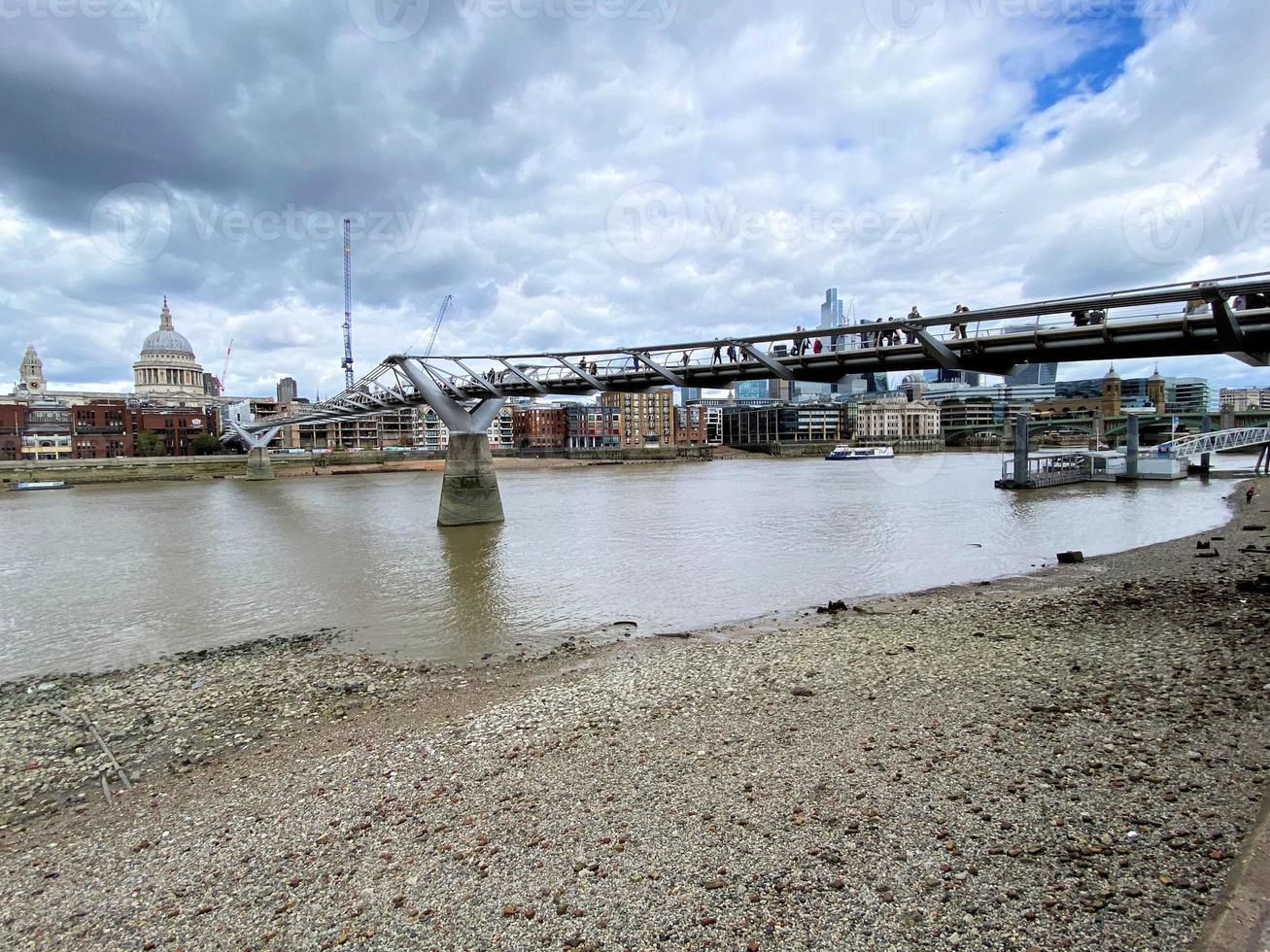 A view of the River Thames in London photo