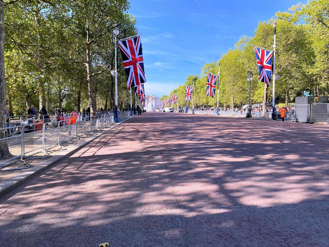 London in the UK in september 2022. A view of the Mall 14791571 Stock