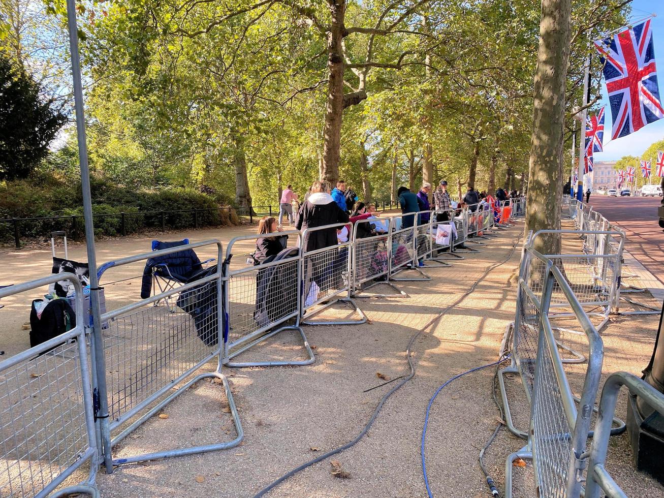 London in the UK in september 2022. A view of the Mall photo