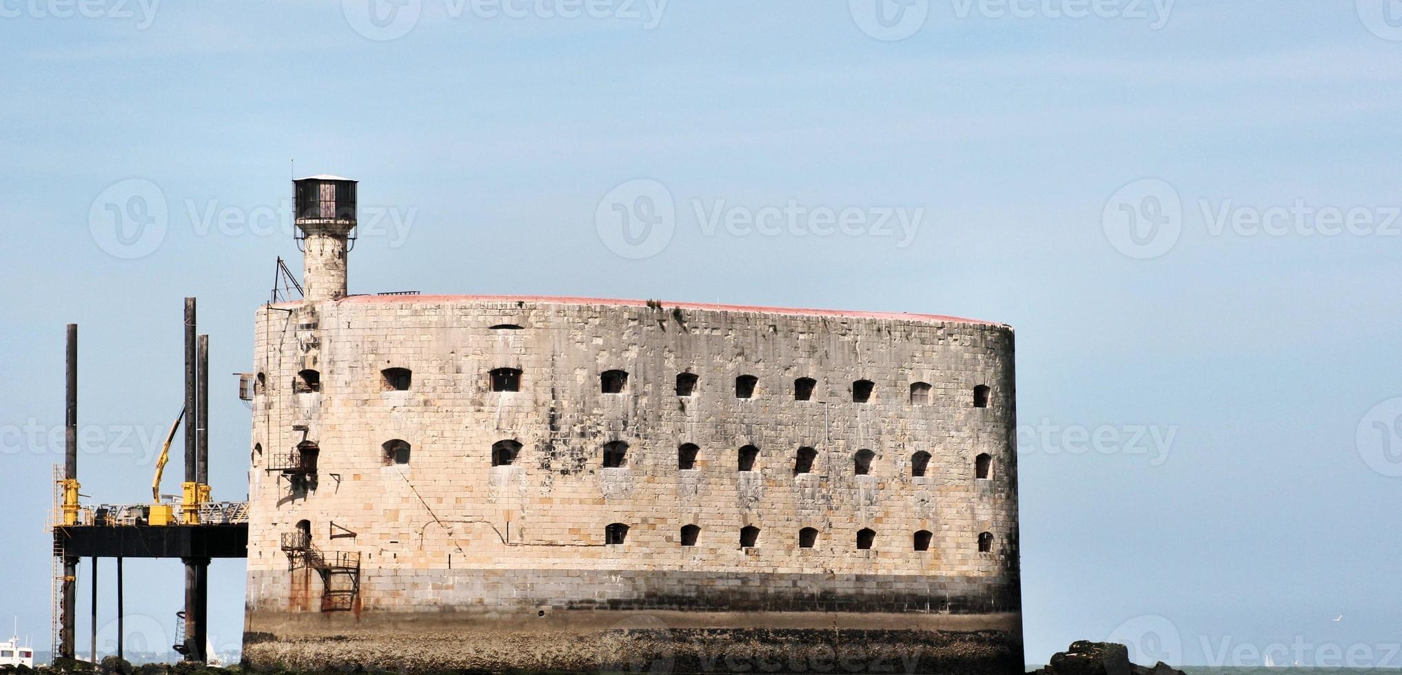 A view of Fort Boyard in France photo