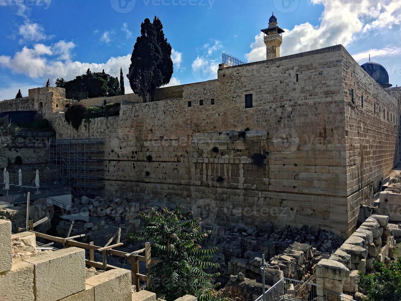 una vista de jerusalén en israel foto