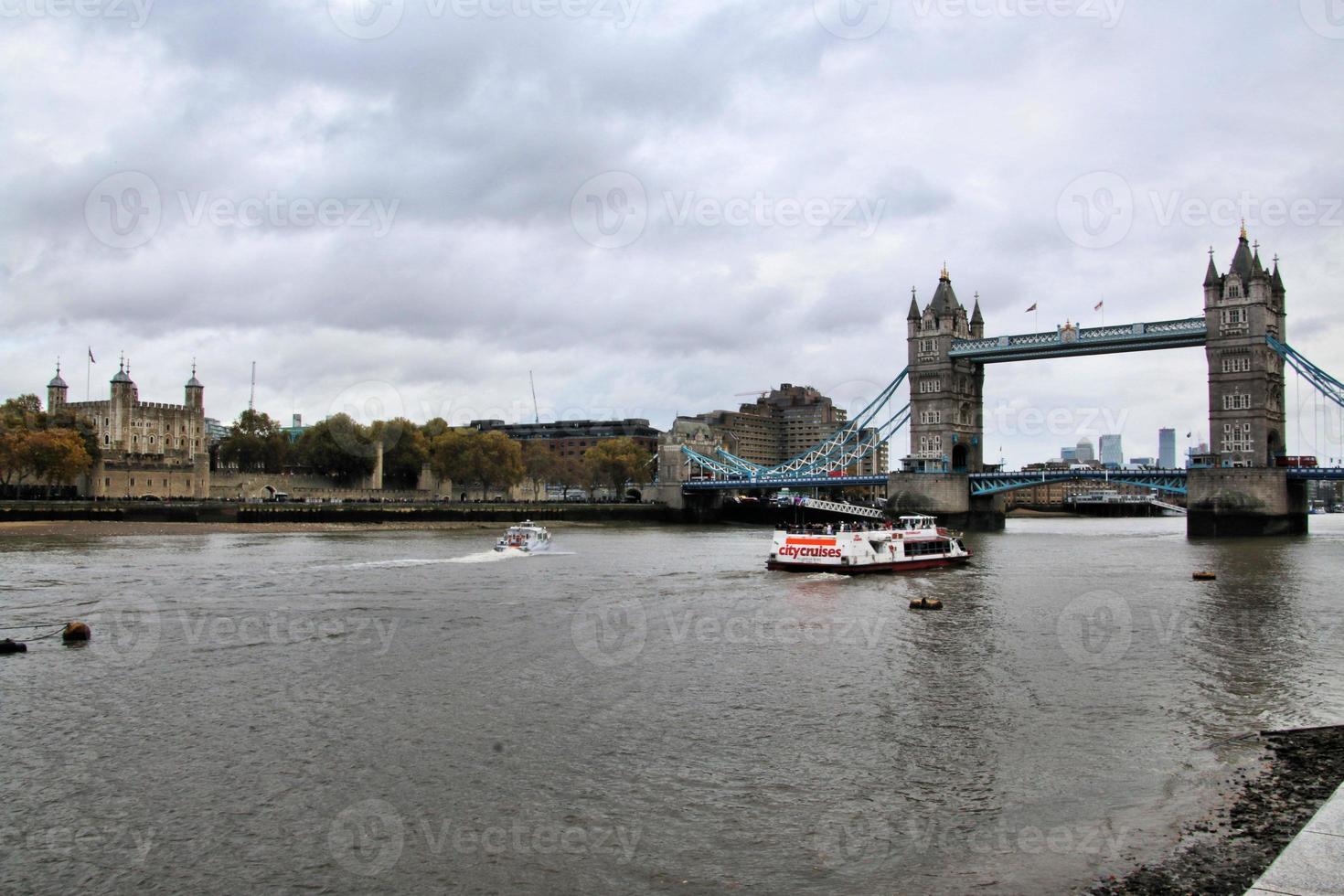 A view of Tower Bridge in London photo