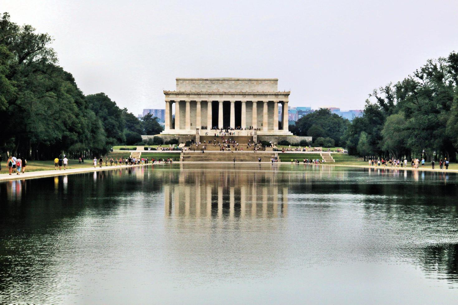 Washington in the USA in 2015. A view of the Lincoln Memorial photo