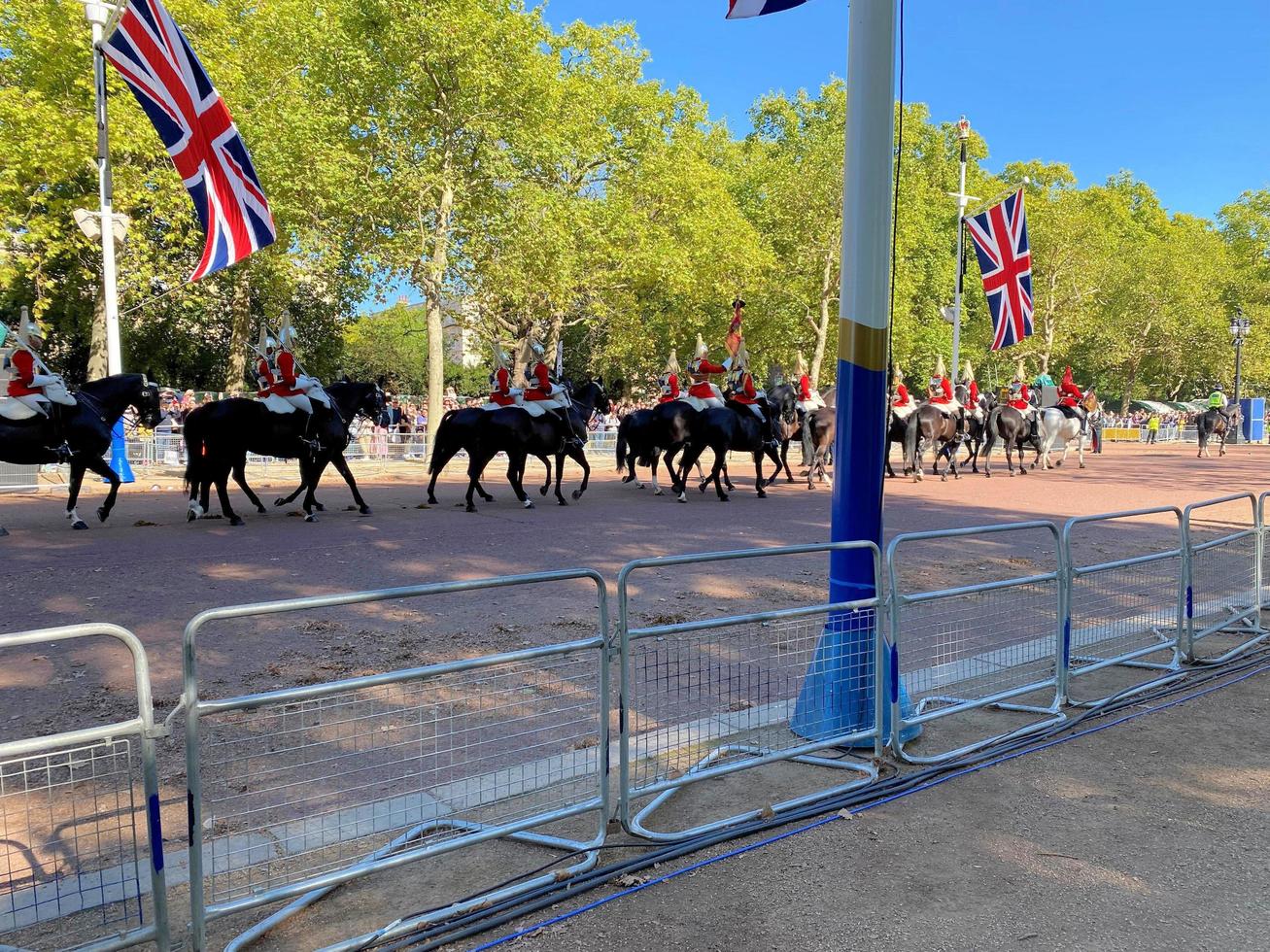 London in the UK in september 2022. A view of the Mall photo