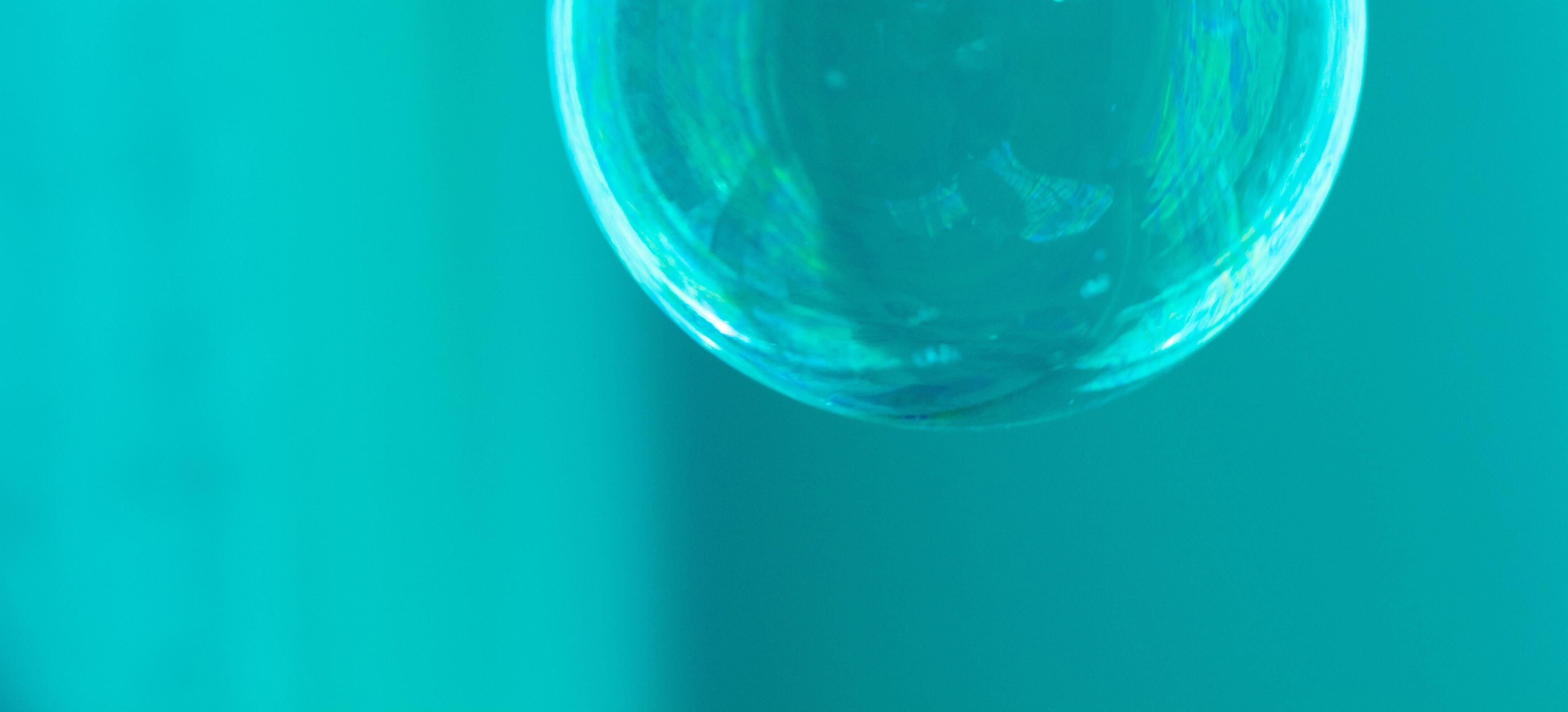 Blown single soap bubble in air 14793321 Stock Photo at Vecteezy