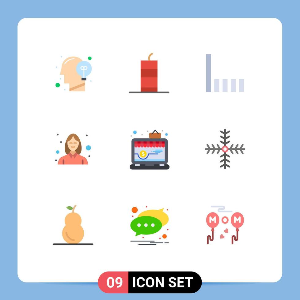 Universal Icon Symbols Group of 9 Modern Flat Colors of app woman military bomb female signal Editable Vector Design Elements