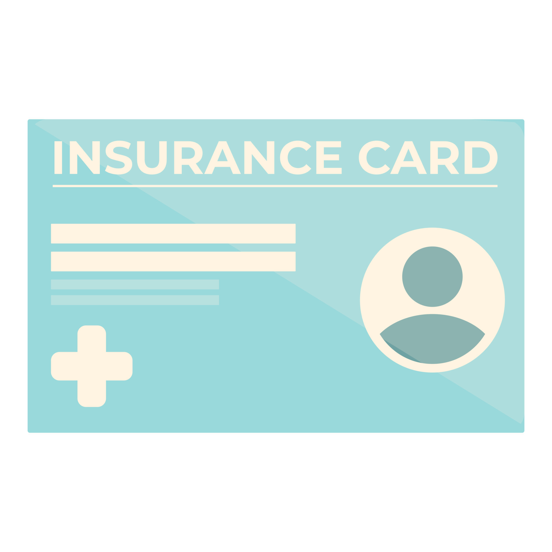 Insurance card icon cartoon vector. Medical health 14798409 Vector Art