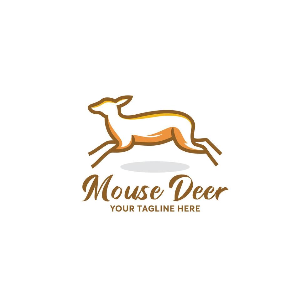 Mouse deer Logo Design Template Inspiration - Vector