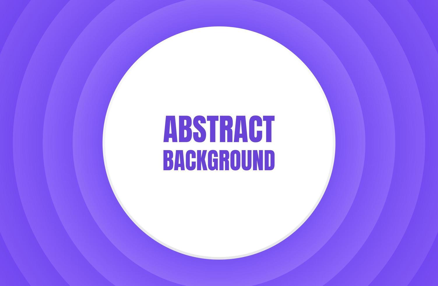 Abstract Purple Gradient Circle Background. Backdrop Template with Copy Space for Banner, Advertising, and Web Design Concepts. Simple, Modern, and Trendy Wallpaper. Free Graphic Vector Illustration.