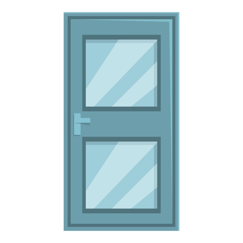 vector de dibujos animados de icono de puerta de habitación. casa exterior