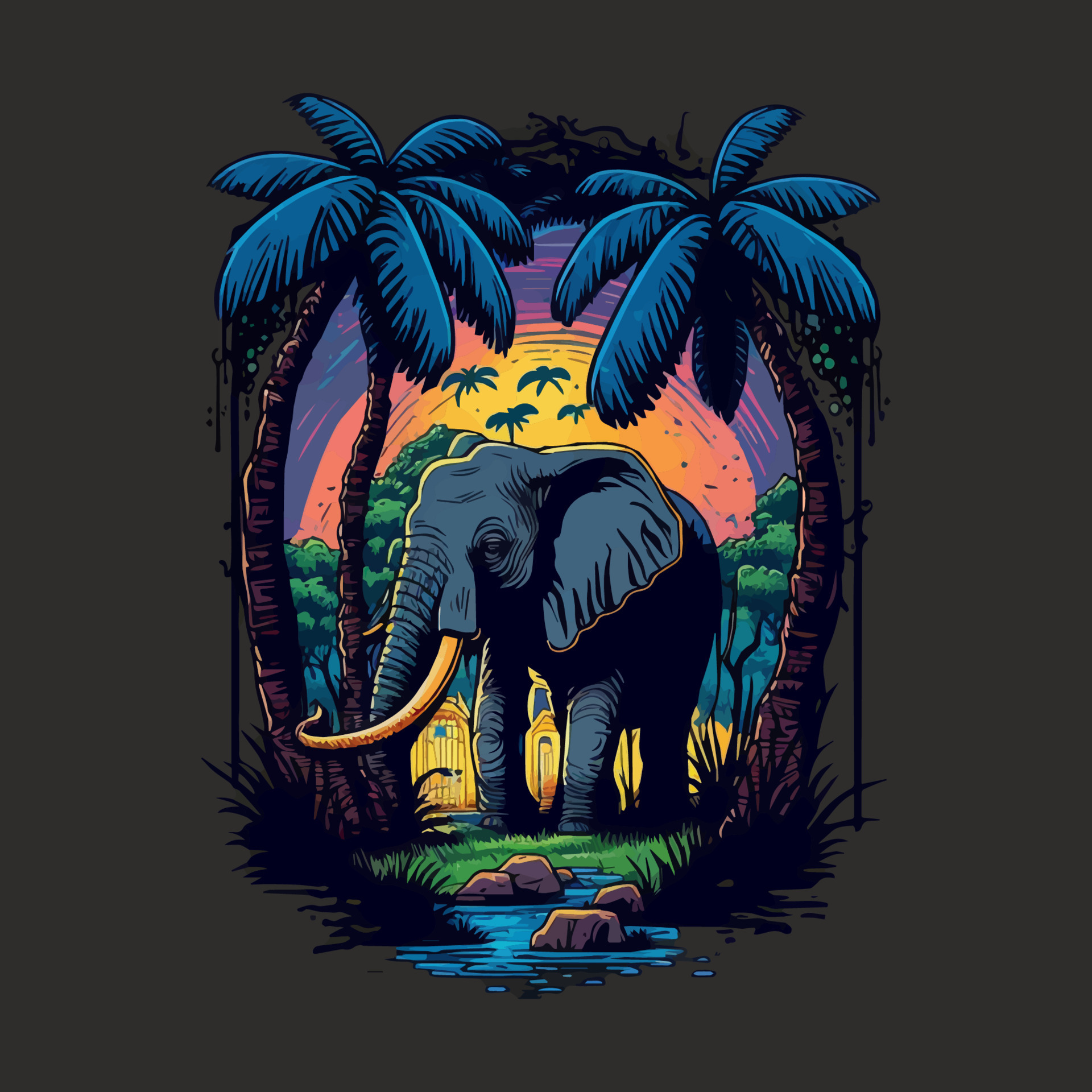 Elephant On Jungle Animal Conservation Logo design. Wildlife Safari Badges Background 14800737 Vector Art at Vecteezy Elephant On Jungle Animal Conservation Logo design. Wildlife Safari Badges Background 14800737 Vector Art at Vecteezy