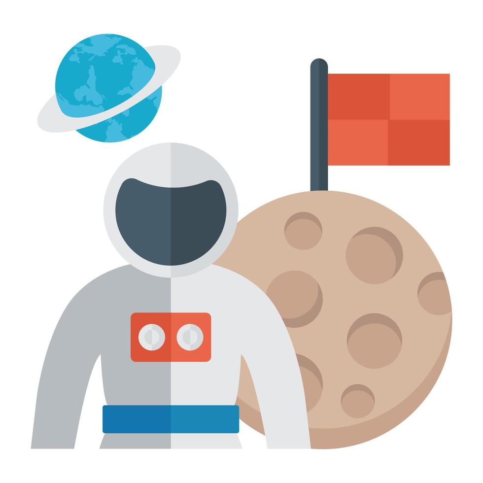 Trendy Astronaut Concepts vector