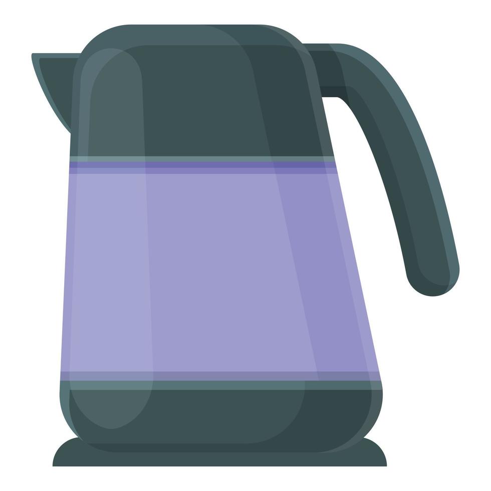 Light kettle icon cartoon vector. Hot teapot vector