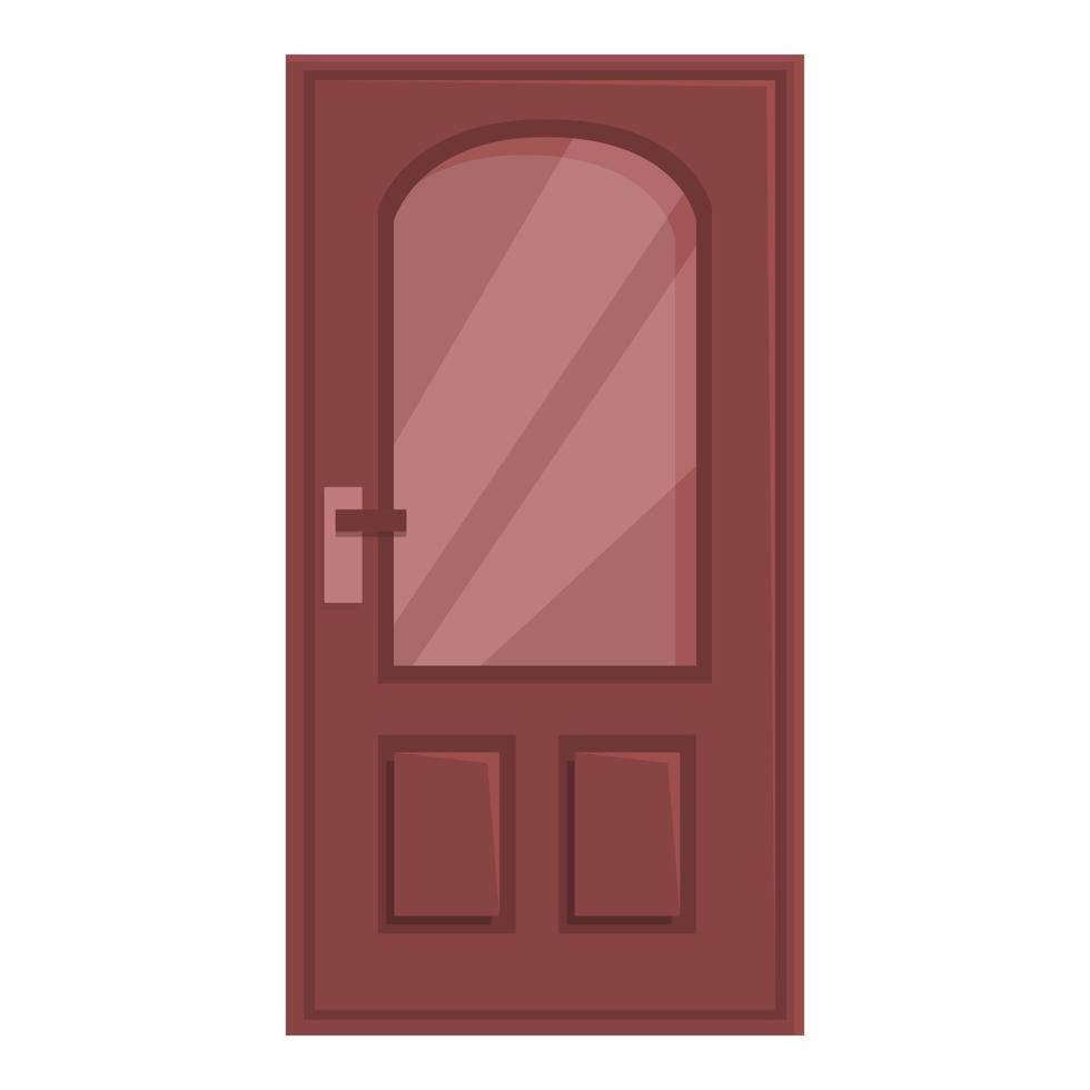 vector de dibujos animados de icono de puerta. puerta de casa