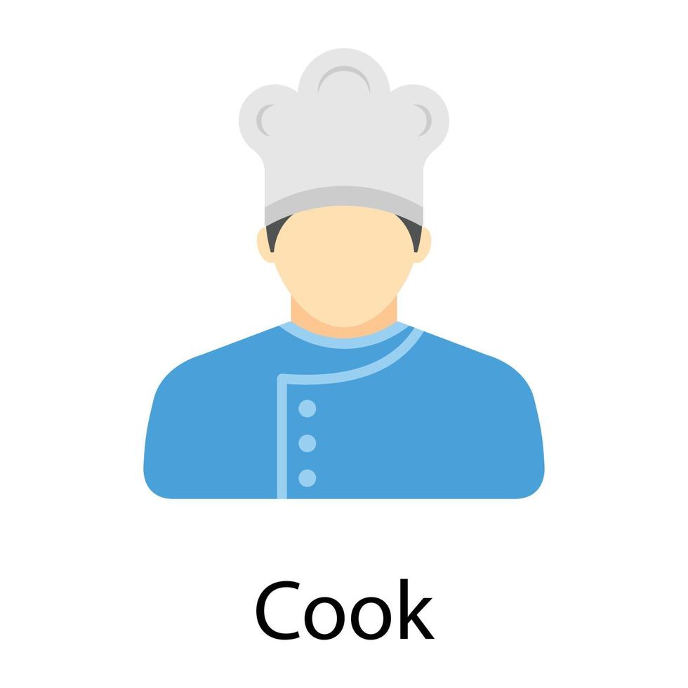 Trendy Cook Concepts vector