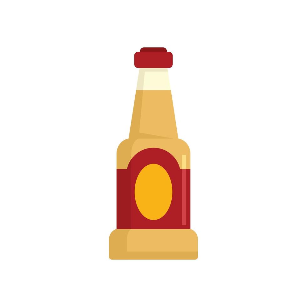 icono de botella de condimento vector aislado plano