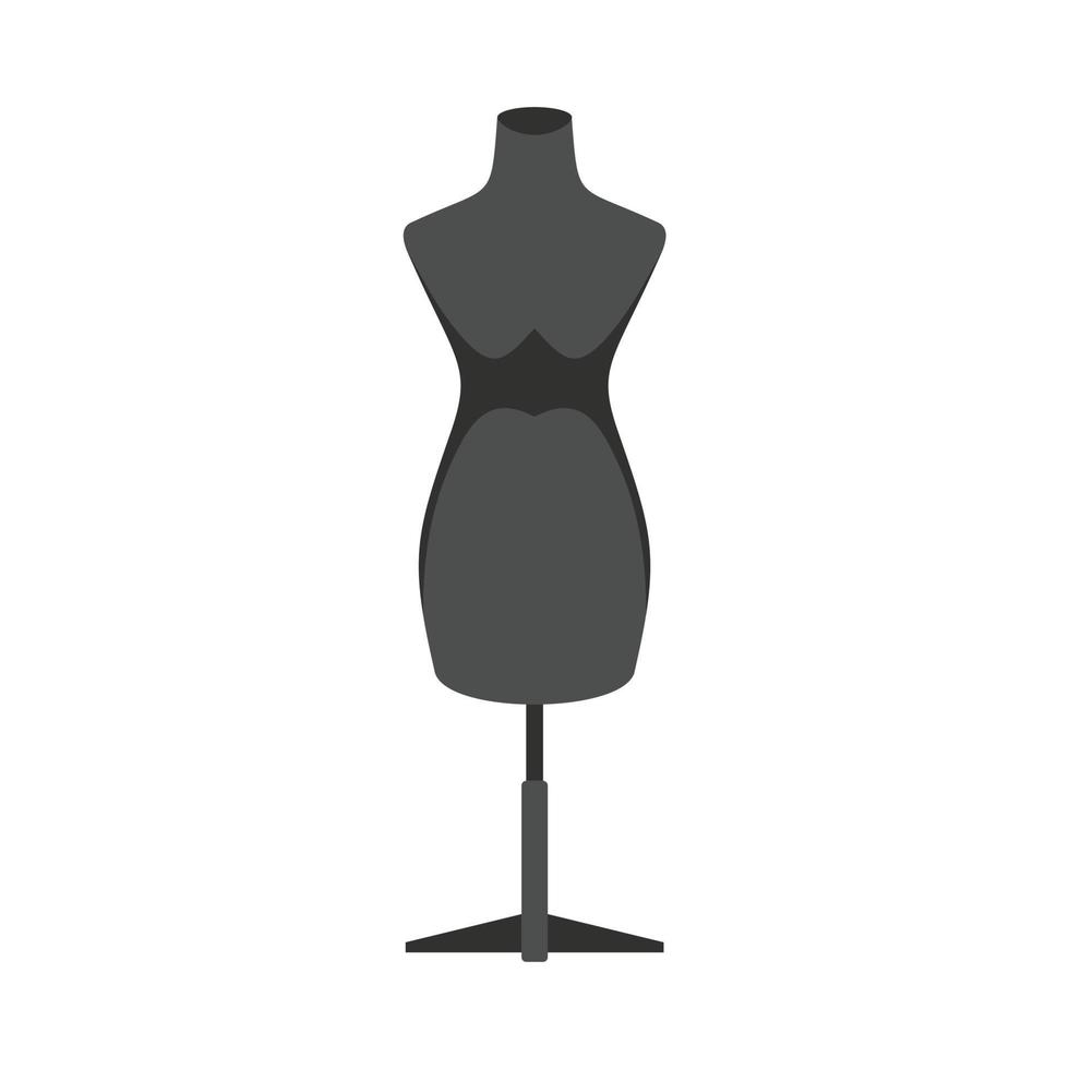 Mannequin icon flat isolated vector