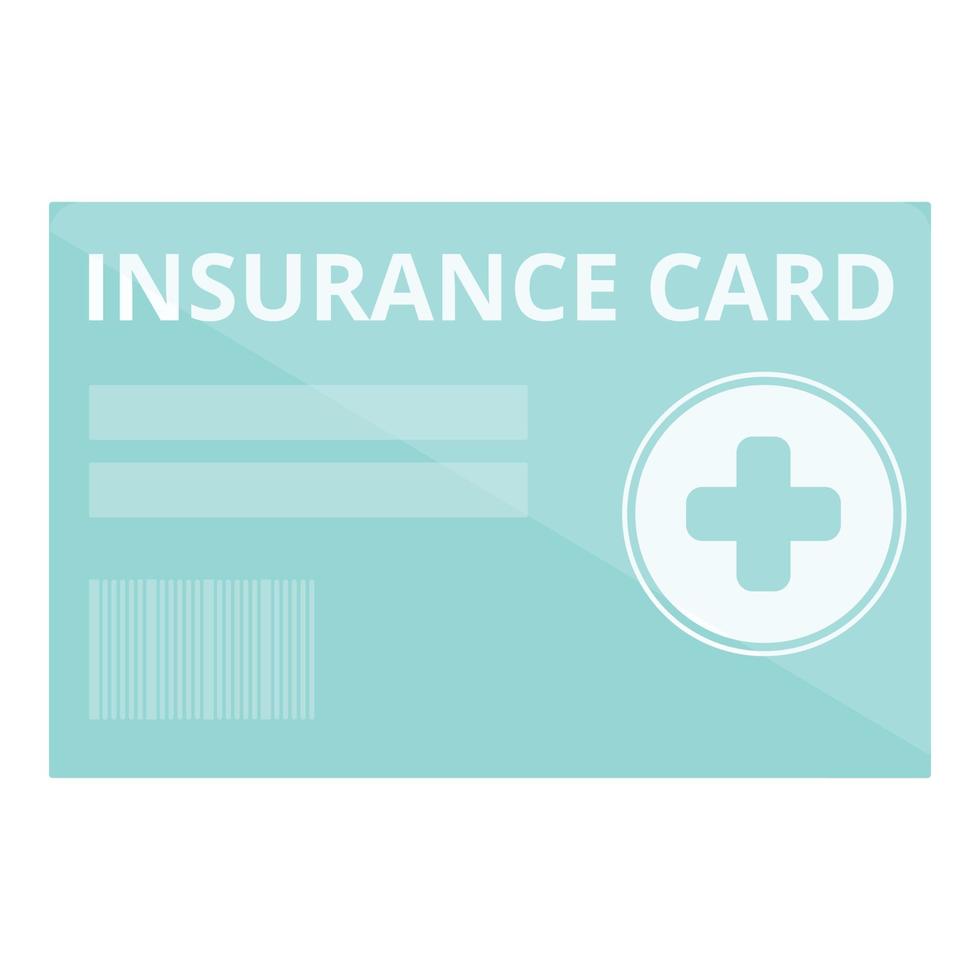 Modern insurance card icon cartoon vector. Medical doctor 14801799