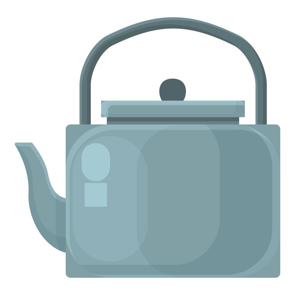 Metal kettle icon cartoon vector. Electric cup vector