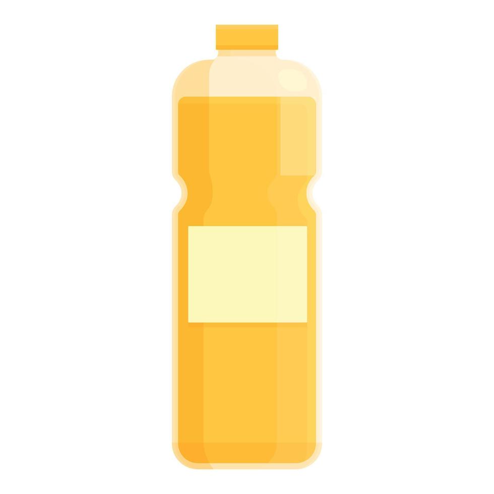 Oil palm bottle icon cartoon vector. Tree industry vector