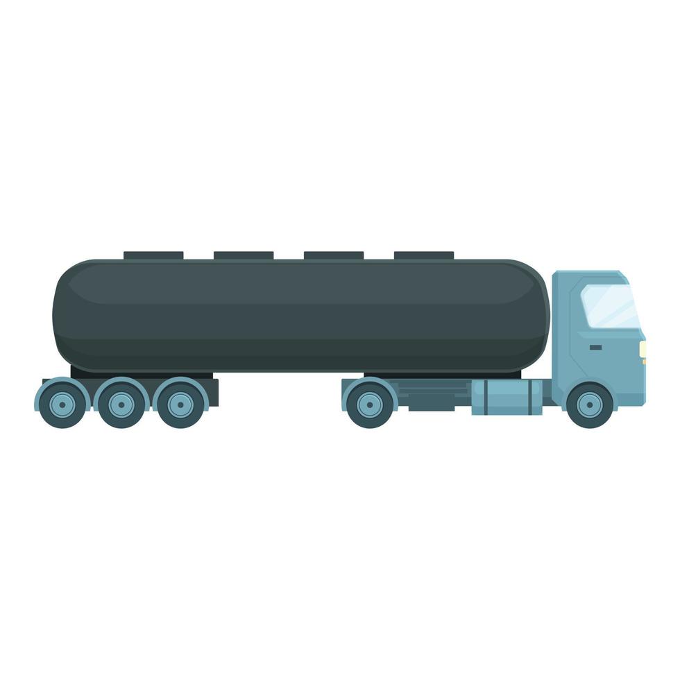 Industrial tanker icon cartoon vector. Tank truck vector