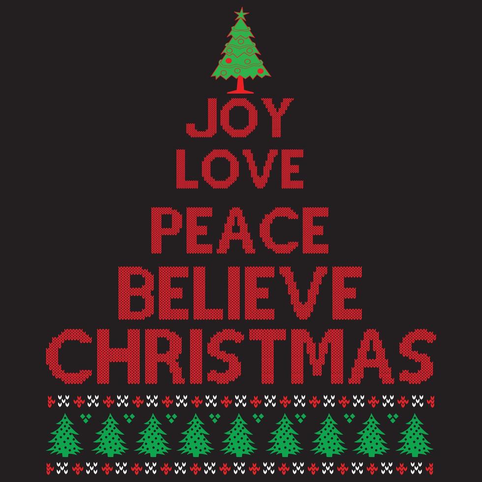 joy love peace believe Christmas 14802559 Vector Art at Vecteezy