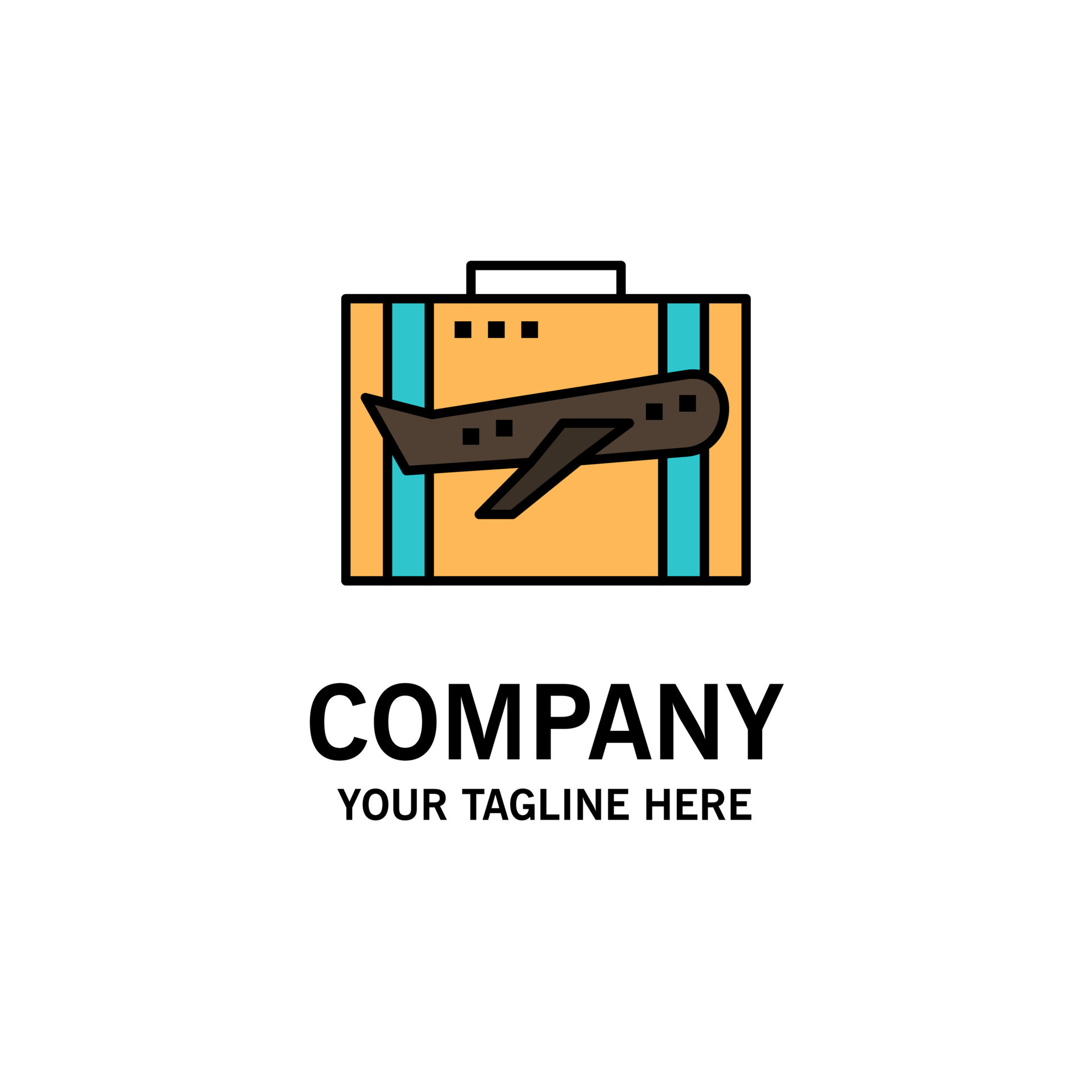 Travel Baggage Business Case Luggage Portfolio Suitcase Business Logo travel-baggage-business-case-luggage-portfolio-suitcase-business-logo