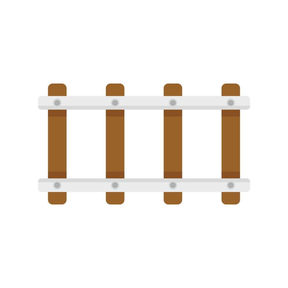 Railway icon flat isolated vector